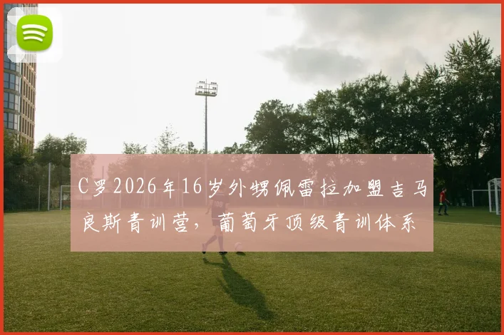 C罗2026年16岁外甥佩雷拉加盟吉马良斯青训营,葡萄牙顶级青训体系深度解析与球员前景展望